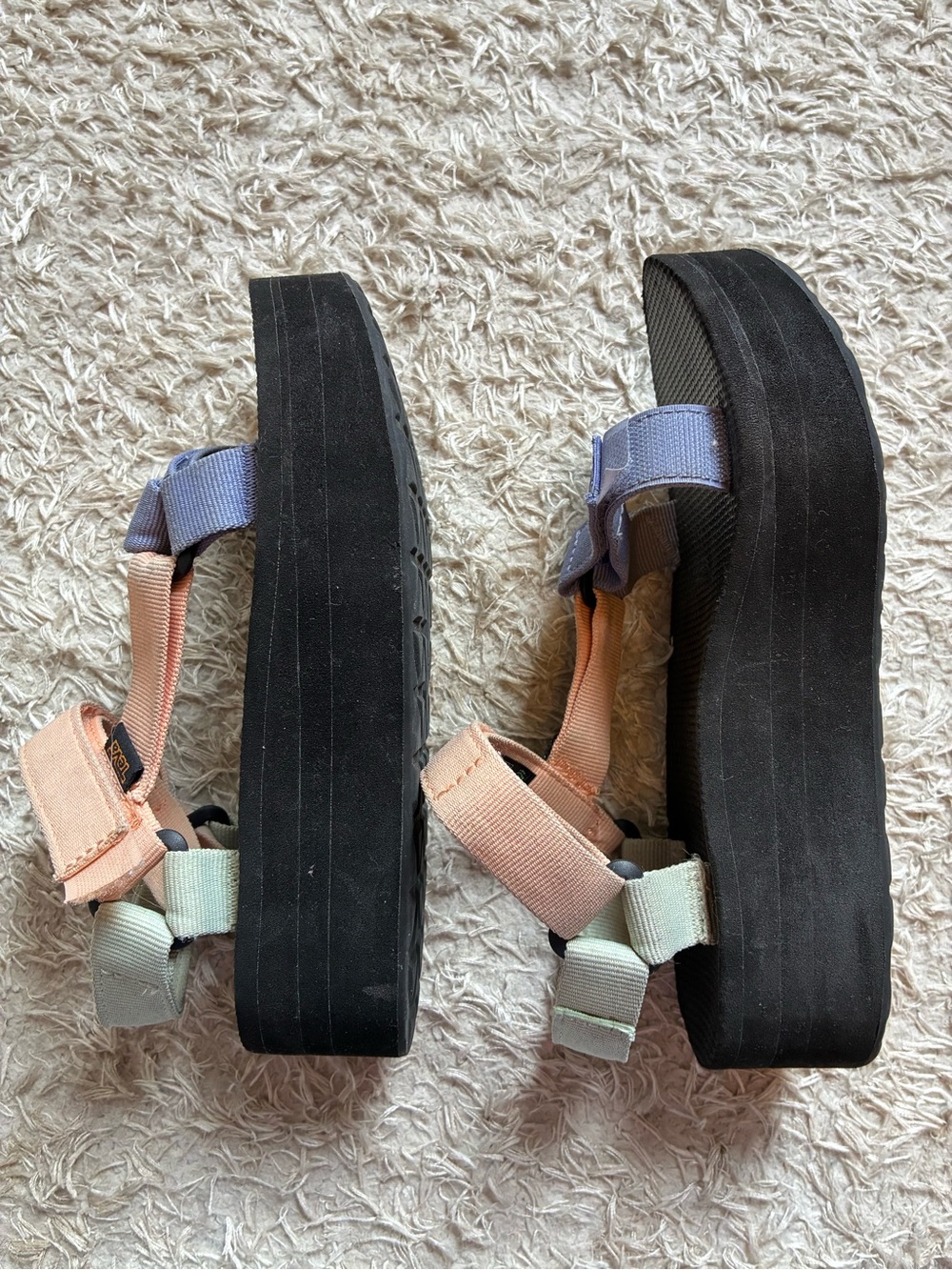 Teva Flatform Universal Sandals Sherbet Multi - Picture 2 of 15
